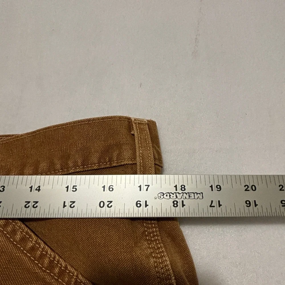 Levis Mens Brown Canvas Carpenter Pants Straight Leg Painters 34x34 55849-0034